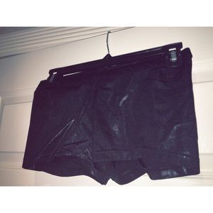 Metallic Booty Shorts